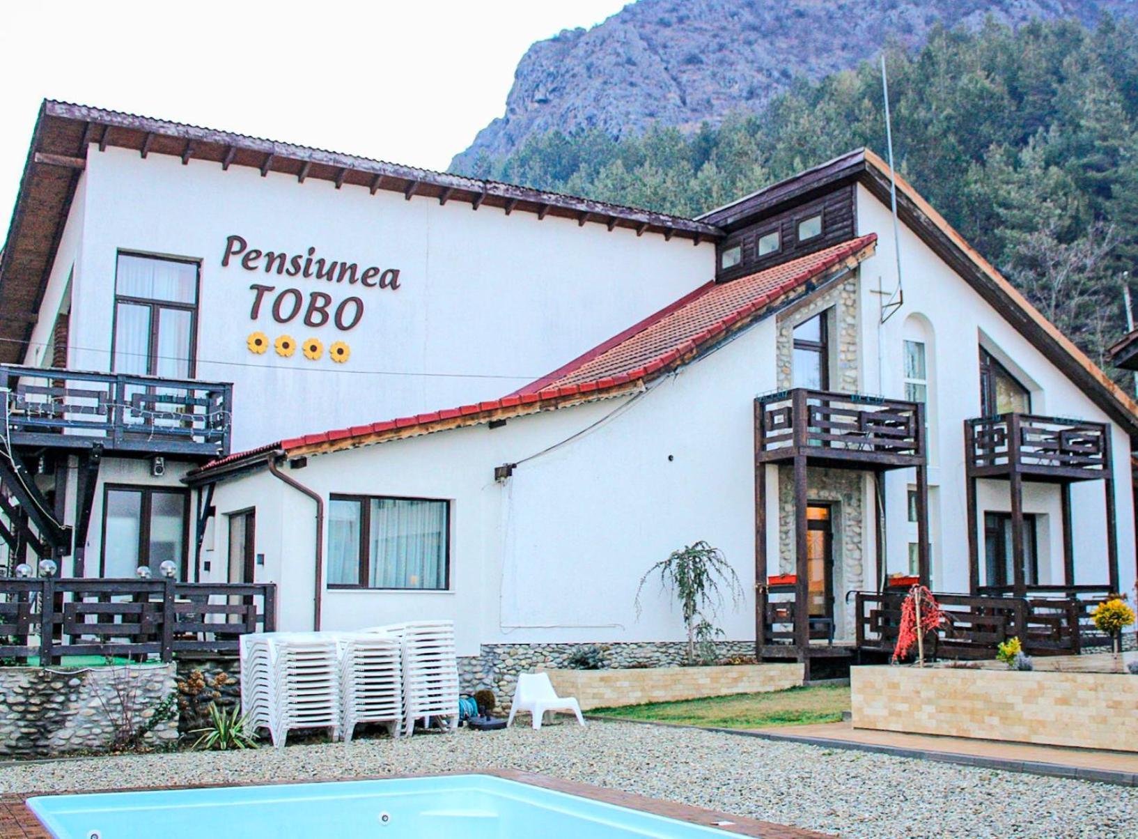 Pensiunea Tobo Baia de Fier Bagian luar foto