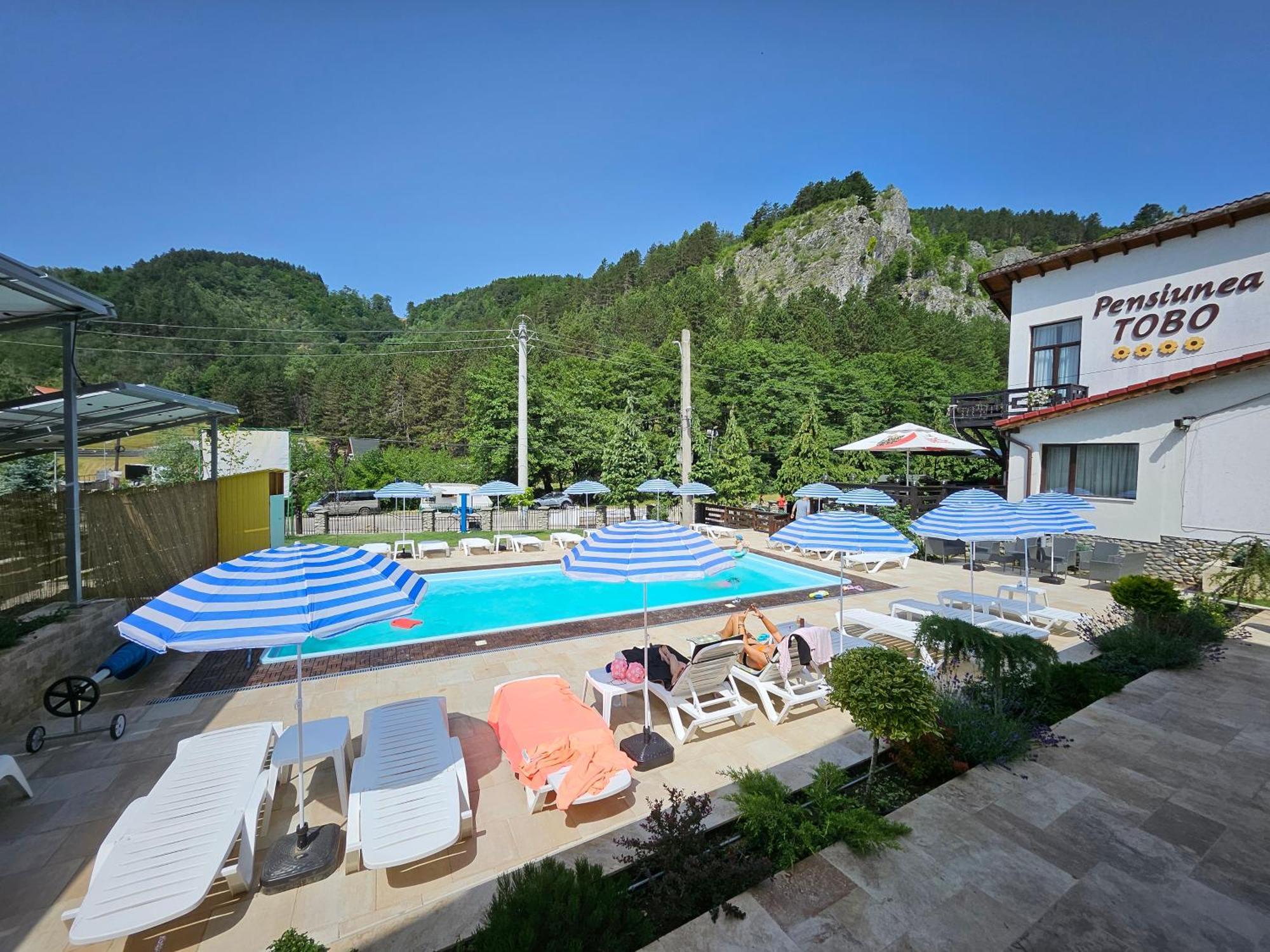Pensiunea Tobo Baia de Fier Bagian luar foto